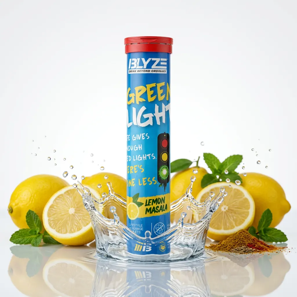 BLYZE Green Light Lemon Masala bottle