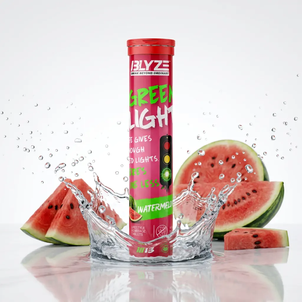 BLYZE Green Light Watermelon bottle